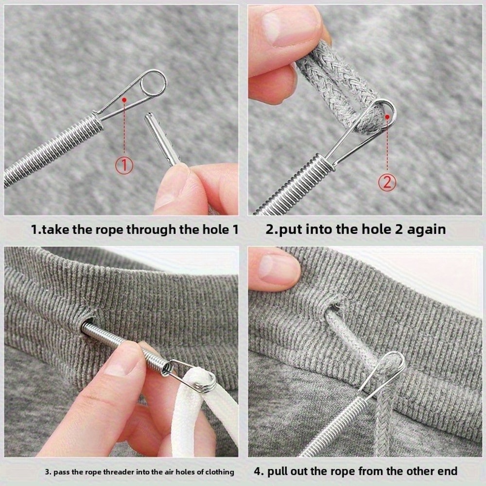 Effortless Threading Tool For Sewing Cord Garter Flexible Family Sewing Tool 4