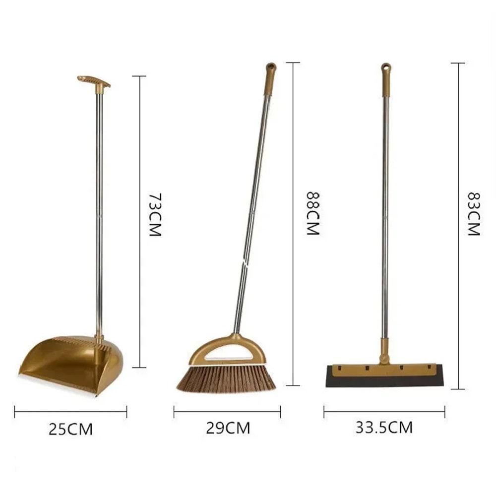 Magic Broom And Dustpan Set Multifunctional Sweeper Wiper For Home Floors 4