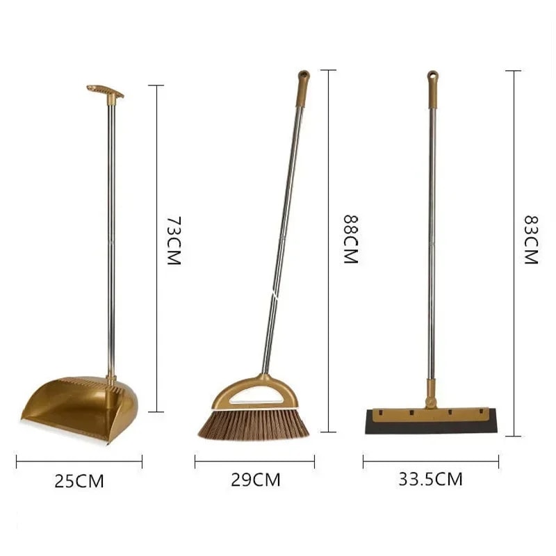 Magic Broom And Dustpan Set Multifunctional Sweeper Wiper For Home Floors 4