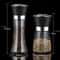 Stainless Steel Pepper Grinder And Glass Seasoning Bottle Premium Spice Crusher For Home Kitchen 5