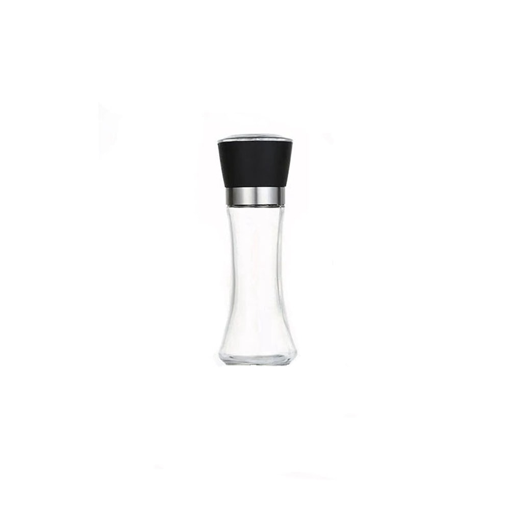Stainless Steel Pepper Grinder And Glass Seasoning Bottle Premium Spice Crusher For Home Kitchen 4