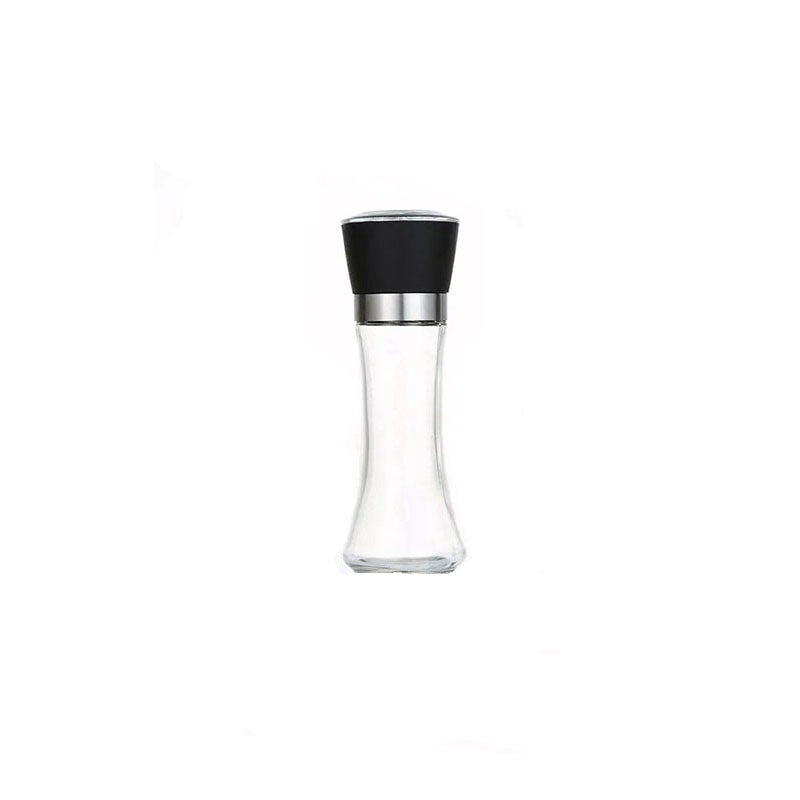 Stainless Steel Pepper Grinder And Glass Seasoning Bottle Premium Spice Crusher For Home Kitchen 4