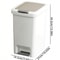 Modern Slim Foot Pedal Trash Can With Lid For Bathroom Kitchen And Office 5