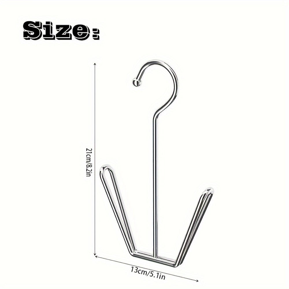 Stainless Steel Hanging Shoe Rack Organizer SpaceSaving Bathroom And Entryway Storage Solution 5