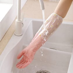 durable thermal dishwashing gloves, waterproof, non-slip & heat-resistant