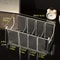 Plastic Belt Organizer With Large Capacity Divided Storage Shelf For Wardrobe Makeup Bathroom Tran 6