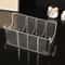 Plastic Belt Organizer With Large Capacity Divided Storage Shelf For Wardrobe Makeup Bathroom Tran 5