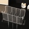 Plastic Belt Organizer With Large Capacity Divided Storage Shelf For Wardrobe Makeup Bathroom Tran 5