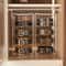Plastic Belt Organizer With Large Capacity Divided Storage Shelf For Wardrobe Makeup Bathroom Tran 3
