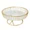 Luxury Fruit Plate Creative Living Room Fruit Basket Afternoon Tea Candy Dessert Stand Snack Tray 2