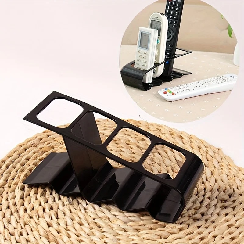 Remote Control Holder Desk Organizer Ergonomic SpaceSaving Storage Rack For Home Office 1