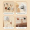 Cute Desktop Cable Organizer With Hooks And Clips For Mouse And Earphone Wires NailFree Cord Holde 2