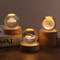 Aesthetic Moon Crystal Sphere Lamp Creative Clear Glass Galaxy Globe Night Light Desktop Decorati 0