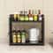 Metal Countertop Shelf Space Saving Organizer For Coffee Mugs Condiments Rustproof Kitchen Rack 1