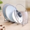 Retractable Stainless Steel Pot Lid Rack Dish Organizer Adjustable Foldable Kitchen Storage 2