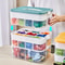 Plastic Storage Box For Lego Puzzle Parts Kidroom Toy Organizer 0