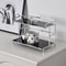 Metal Double-Layer Desk Organizer – Versatile Storage Rack for Kitchen, Bathroom, and Living Room