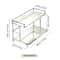 Metal Double-Layer Desk Organizer – Versatile Storage Rack for Kitchen, Bathroom, and Living Room