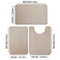 Soft NonSlip Piece Bath Mat Set Absorbent Comfortable Durable For Bathroom Laundry Rooms 8