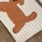 Striped Puppy Printed Short Fleece Bathroom Antislip Mat Cute Style Door Mat Indoor Small Carpet 2