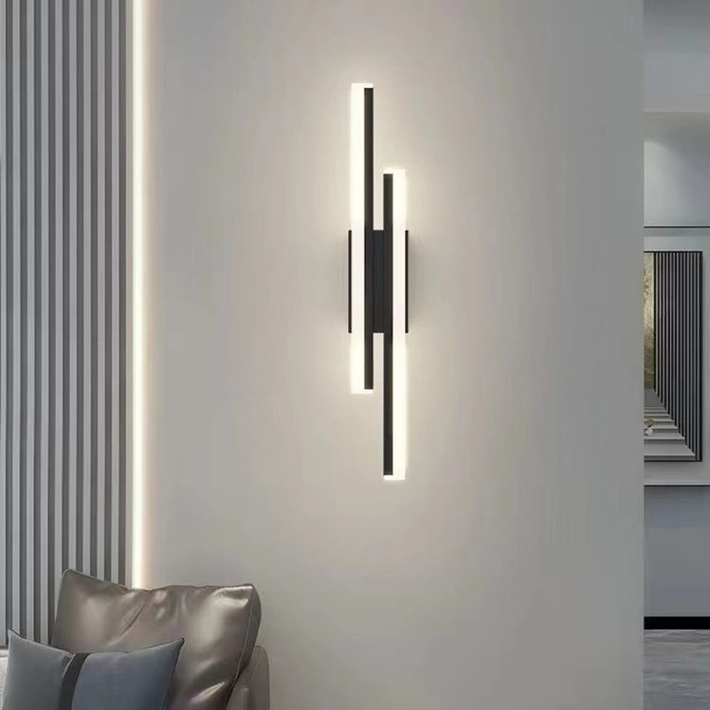 Modern LED Copper Line Pipe Wall Lamp Elegant Wall Sconce For Living Room Bedroom And Corridor 3