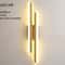 Modern LED Copper Line Pipe Wall Lamp Elegant Wall Sconce For Living Room Bedroom And Corridor 9