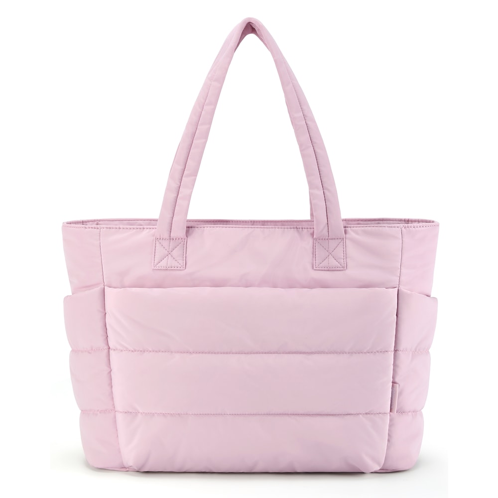 Versatile Solid Color Tote Bag For Women Padded Shoulder Bag For Travel Commuting 0