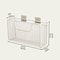 PunchFree WallMounted Kitchen Cabinet Storage Box Iron Rack For Bathroom Refrigerator And Plastic 4