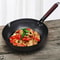Pure Iron Wok, Cast Iron Pan for Gas & Induction Cookers - Chinese Wok Cookware