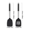 Heat Resistant Silicone Spatula Set Nonstick Cooking Utensils Kit For Kitchen Steak Preparation 7