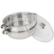 Stainless Steel Double Boiler Steamer Pot Set For Soup And Steaming 4