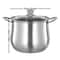 Large Stainless Steel Stock Pot - Durable, Easy to Clean, Essential for Soups and Stews