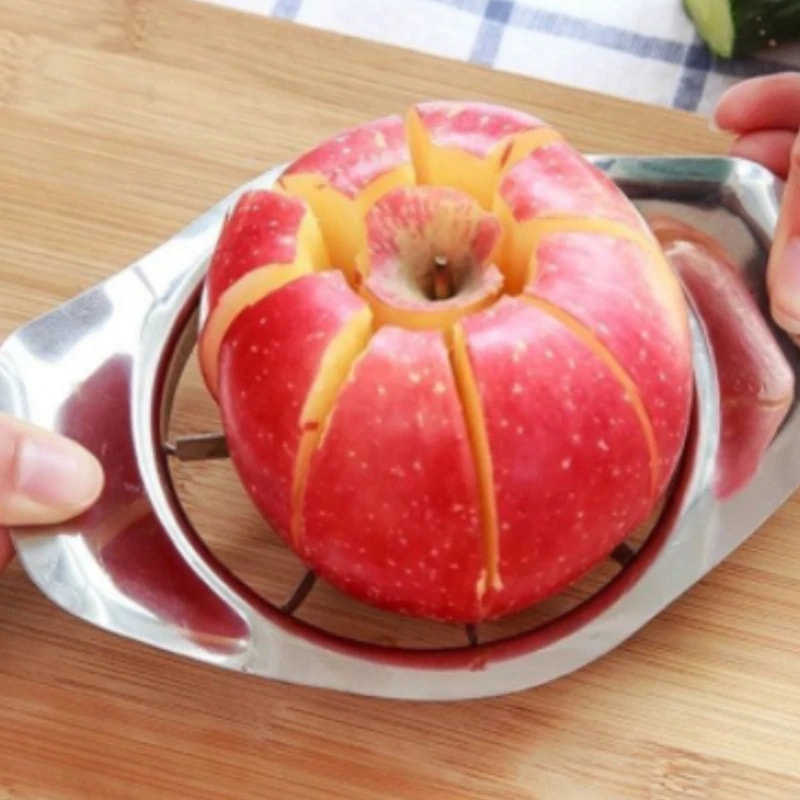 Stainless Steel Apple Slicer And Corer For Fast Even Fruit Cutting 2
