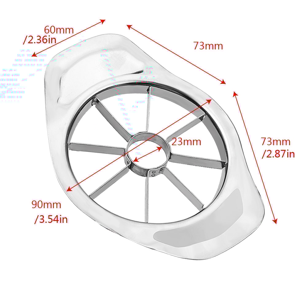Stainless Steel Apple Slicer And Corer For Fast Even Fruit Cutting 5