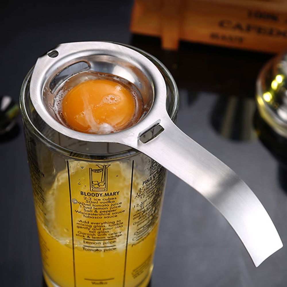 Stainless Steel Egg Separator – Yolk & White Divider for Easy Baking & Cooking