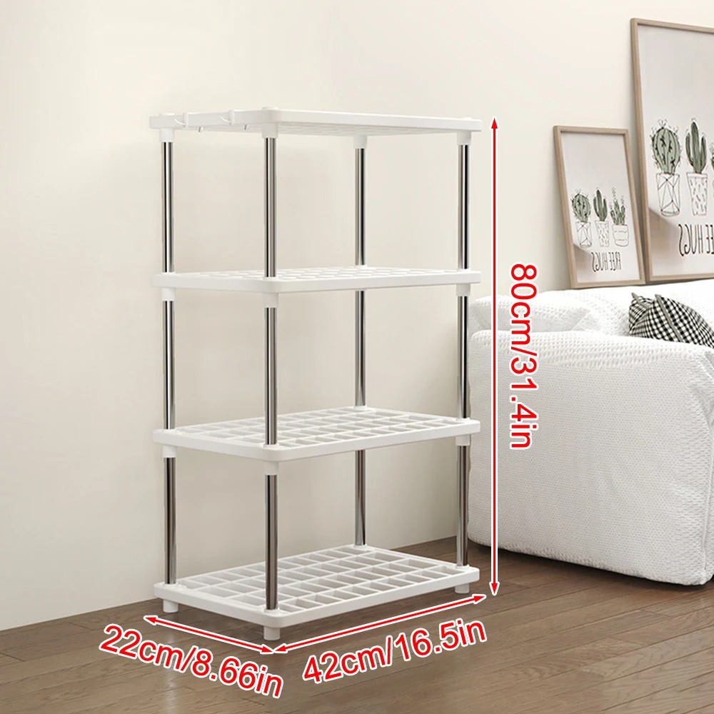 MultiLevel Storage Rack For Kitchen Bathroom EcoFriendly Snack Sundry Organizer For Floor Use 4