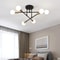 Industrial Wrought Iron LED Ceiling Lamp Modern Vintage 6Head Light For Living Room Dining Room H 0