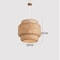 Handmade Bamboo Pendant Light – Elegant Hand Woven Chandelier for Bedroom, Dining Room, and Restaurant Spaces