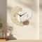 Modern Silent Quartz Wall Clock Simple Design For Living Room Bedroom No Battery Required 0