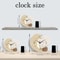 Modern Silent Quartz Wall Clock Simple Design For Living Room Bedroom No Battery Required 3
