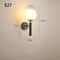 Modern Wall Lamp Simple Elegant Lighting For Living Room Bedroom Iron Wall Mounted Fixture 6