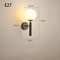 Modern Wall Lamp Simple Elegant Lighting For Living Room Bedroom Iron Wall Mounted Fixture 6