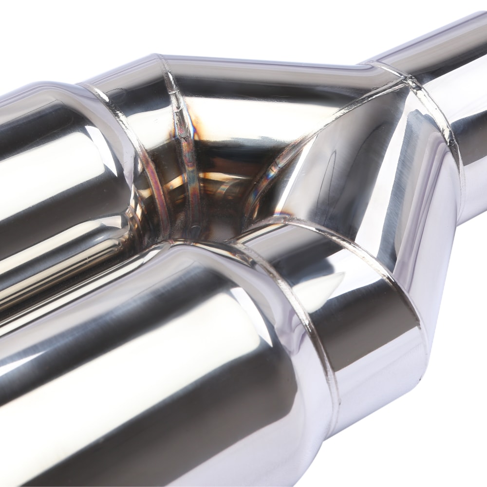 Universal Stainless Steel Exhaust Tip Dual Cylinder For Trucks Pickups 3