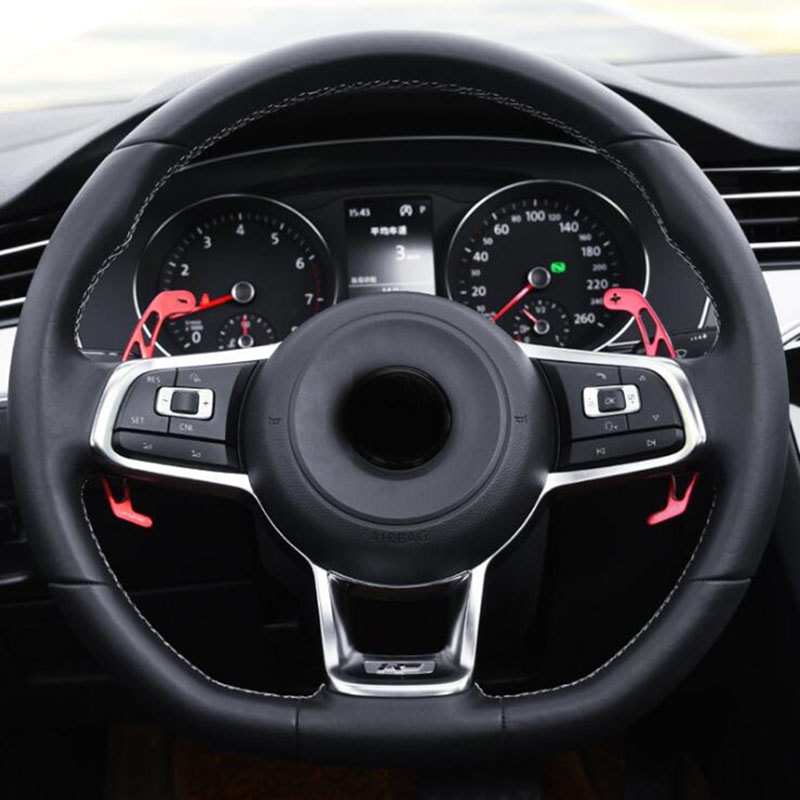 Car Steering Wheel Paddle Shift Extender Sticker For VW Golf GTI GTD Scirocco Polo Jetta More Pre 0