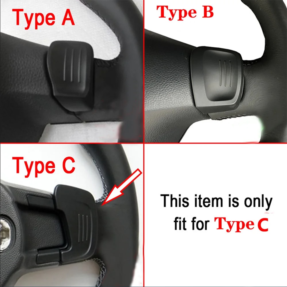 Car Steering Wheel Paddle Shift Extender Sticker For VW Golf GTI GTD Scirocco Polo Jetta More Pre 3