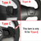 Car Steering Wheel Paddle Shift Extender Sticker For VW Golf GTI GTD Scirocco Polo Jetta More Pre 3