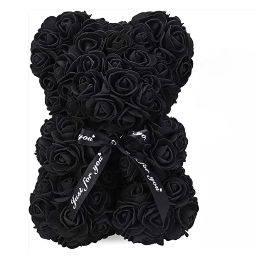 Artificial Rose Bear Eternal Flower Teddy Bear For Mom Perfect Mothers Day Birthday Valentines Da 1