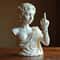 Vienna Goddess Middle Finger Funny Resin Statue Personalized Home Office Table Decor Special Gift 2