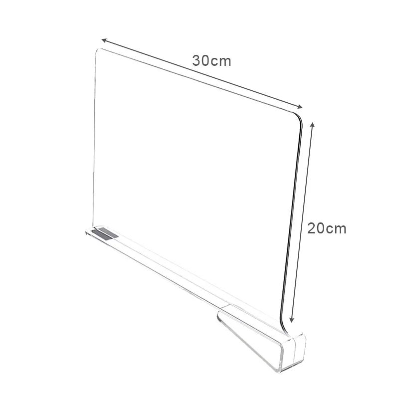 Transparent Closet Shelf Divider For Wardrobe Organizer Adjustable Dividers For Clothes Towels Bo 4