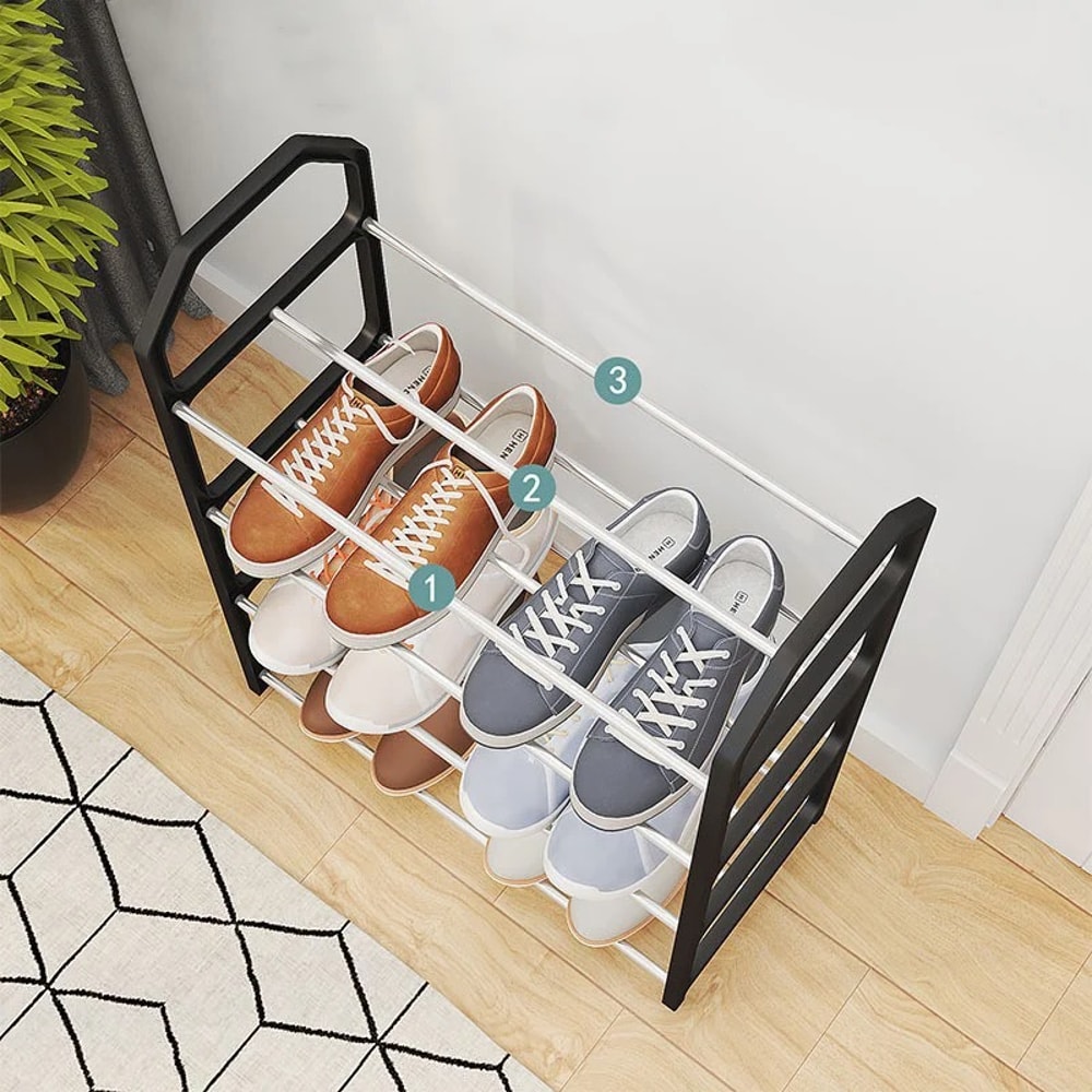 Multifunctional Home Shoe Rack Compact Stylish Layer Storage Organizer 1